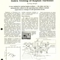 Turbine index testing